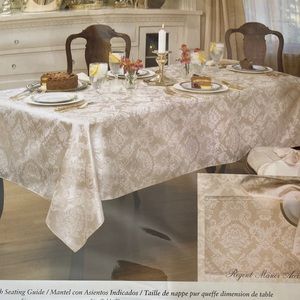Waterford Linen Regent Manor oblong Tablecloth